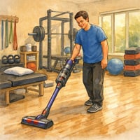 Hand-drawn illustration of a clean training space at a Shirley MA physical therapy and sports performance clinic, symbolizing growth, care, and attention to detail.