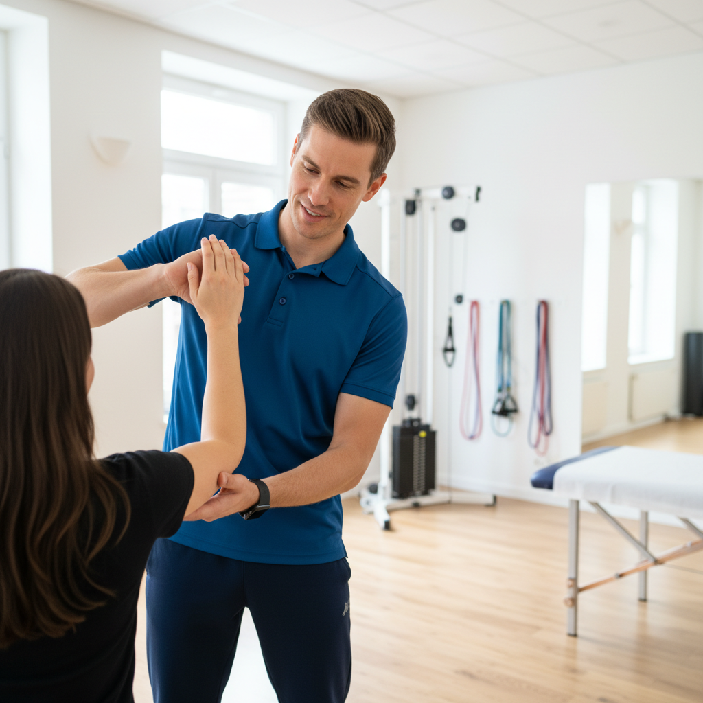 One-on-one physical therapy session in Shirley MA focusing on personalized performance training and movement assessment